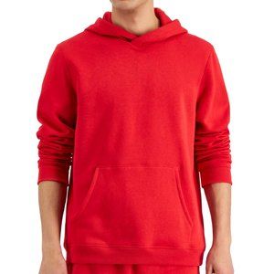 Ideology Mens Licorice Red Solid Fleece Hoodie Hooded Sweatshirt XL